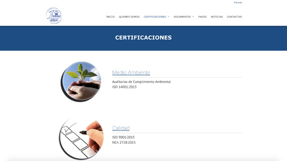 Diseño de página web en la Serena sección servicios